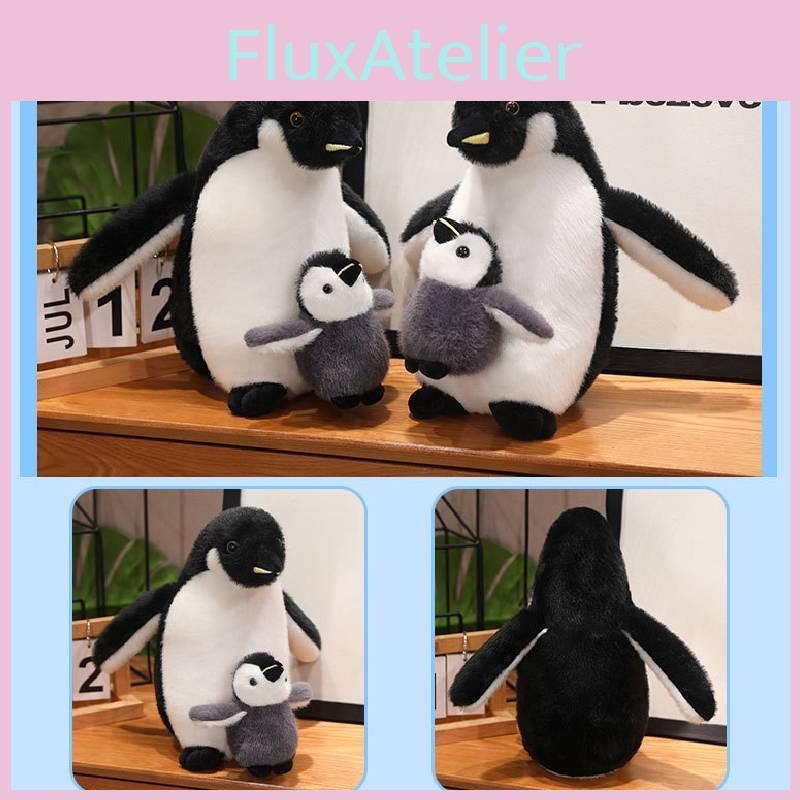 Adorable Mother And Baby Penguin Plush Toy Doll Soft Cushion For Kids Gifts