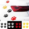 Lustige Katze Pfotenabdruck reflektierende Motorradaufkleber Moto Helm Roller Auto Körper Windschutzscheibe Aufkleber Zubehör