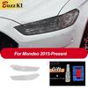 For Ford Mondeo MK5 2015-Present Car Accessories 2 Pcs Car Headlight Protective Film Headlamp Transparent Black TPU Sticker