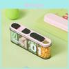 Plastic Pill Box With Multiple Compartments Compact Storage For Daily Medications