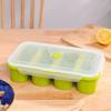 Silicone Soup Ice Cube Molds with Lid Food Meal Molds Multipurpose Freezer Soup Tray  Soup Storage