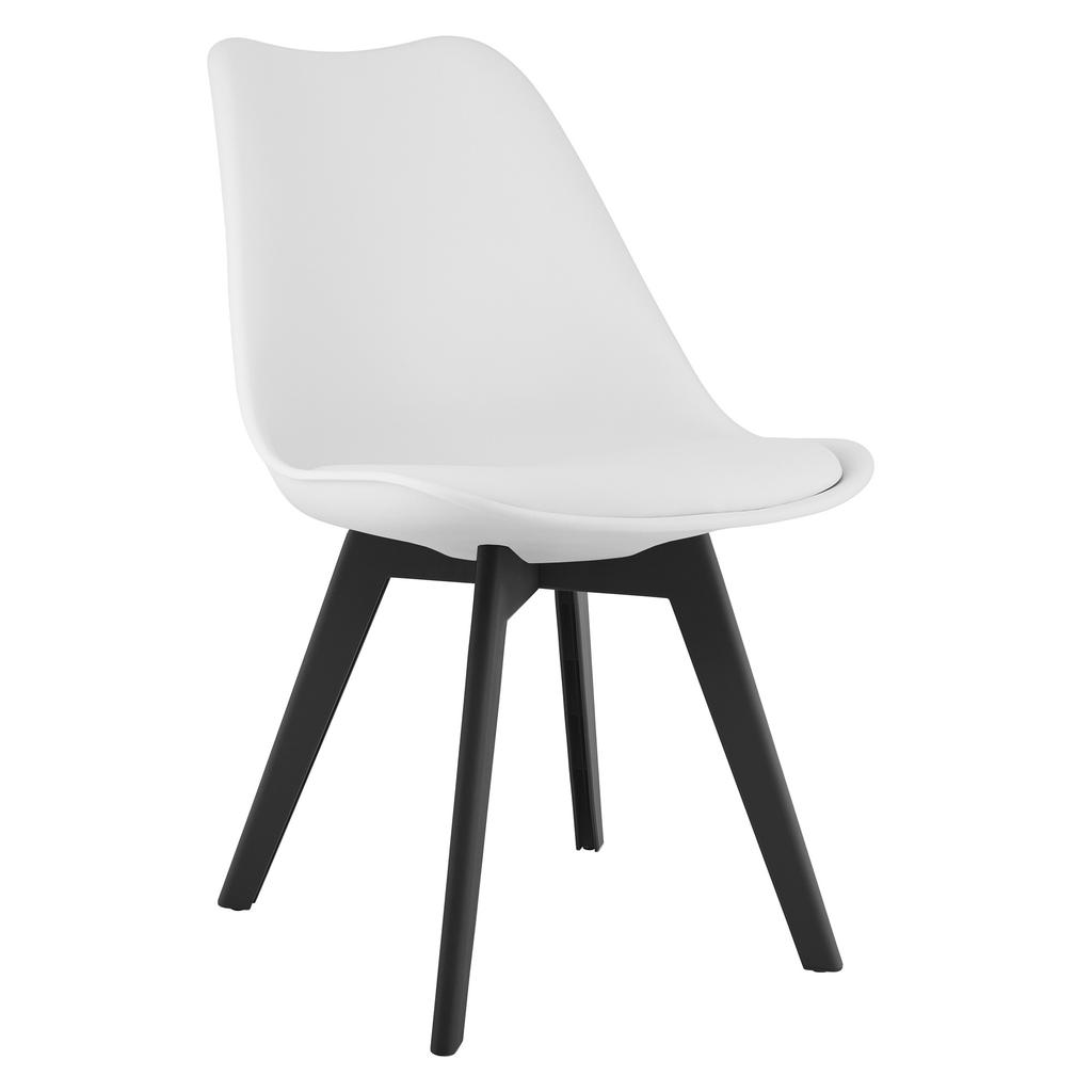 MARK Chair - White / Black Legs X 1
