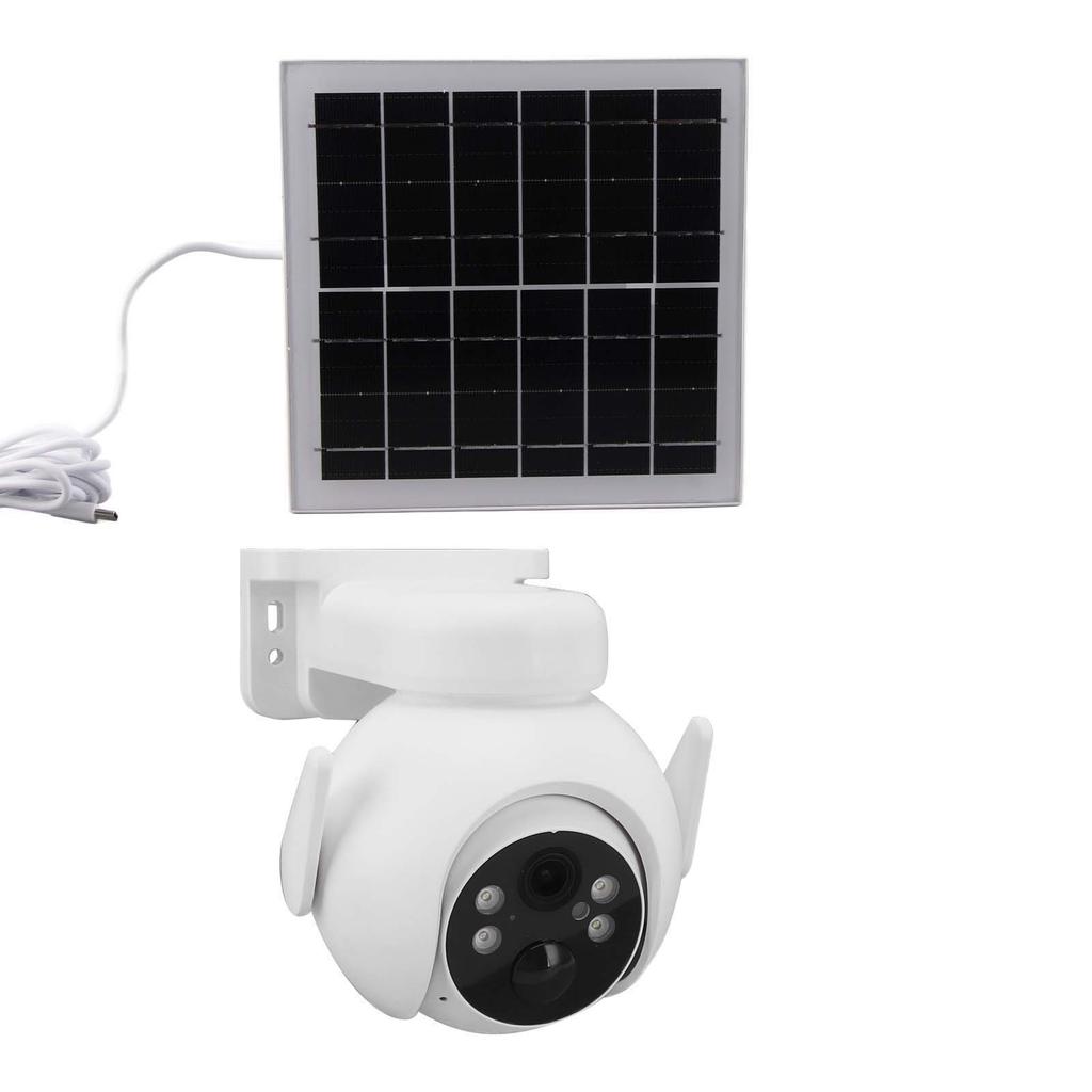 Solar Camera Wireless Ultra HD Rotatable Human Tracking Full Color Night Vision Solar Security Cameras for Home Outdoor