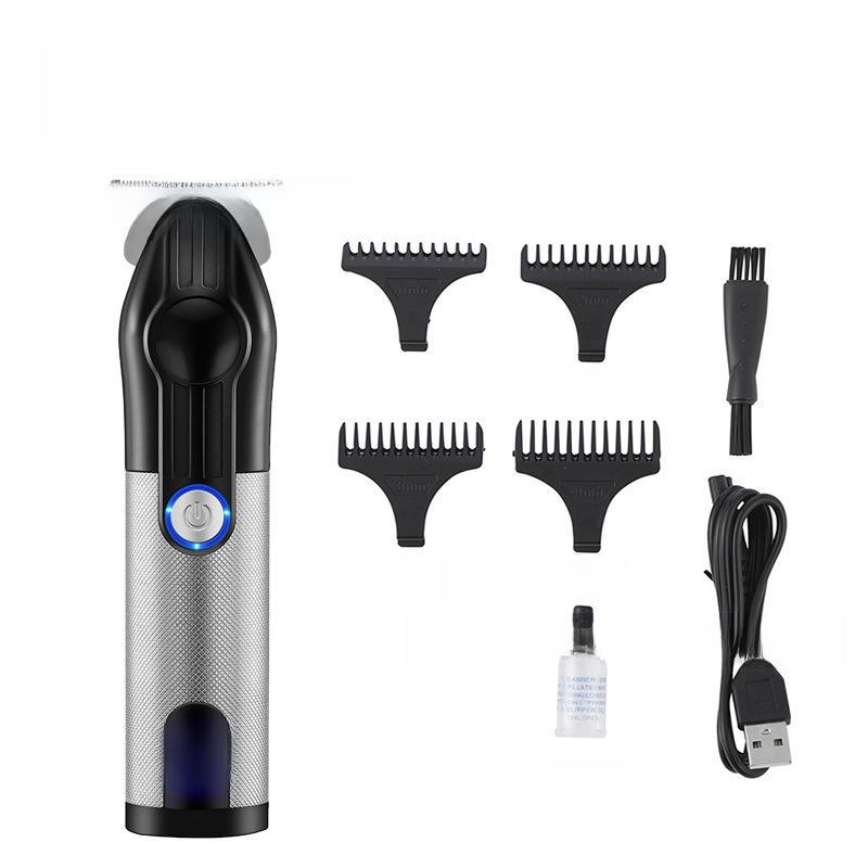 USB Rechargeable LCD Display Electric Hair Clipper & Razor