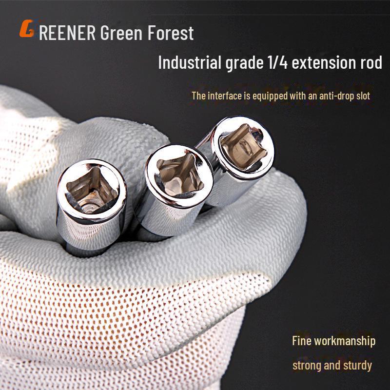 Green Forest 1/4" Torque Wrench Extension Rod with Square Head