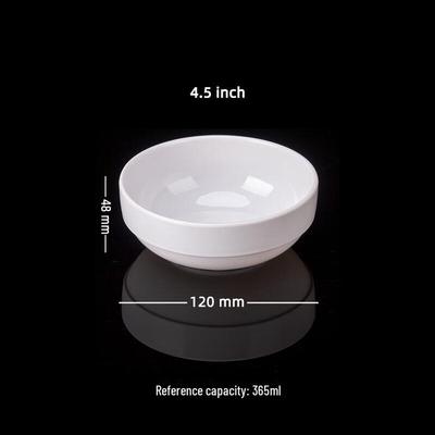 ZISIZ Melamine Round Serving Bowl