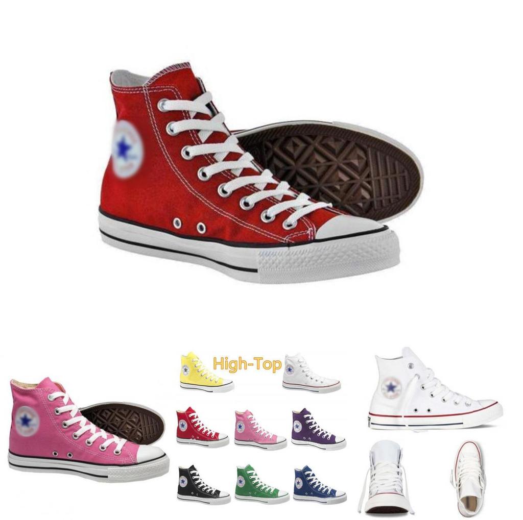 Sneakers Alte Classiche in Tela per Uomo e Donna con Suola in Gomma per Uso Casual