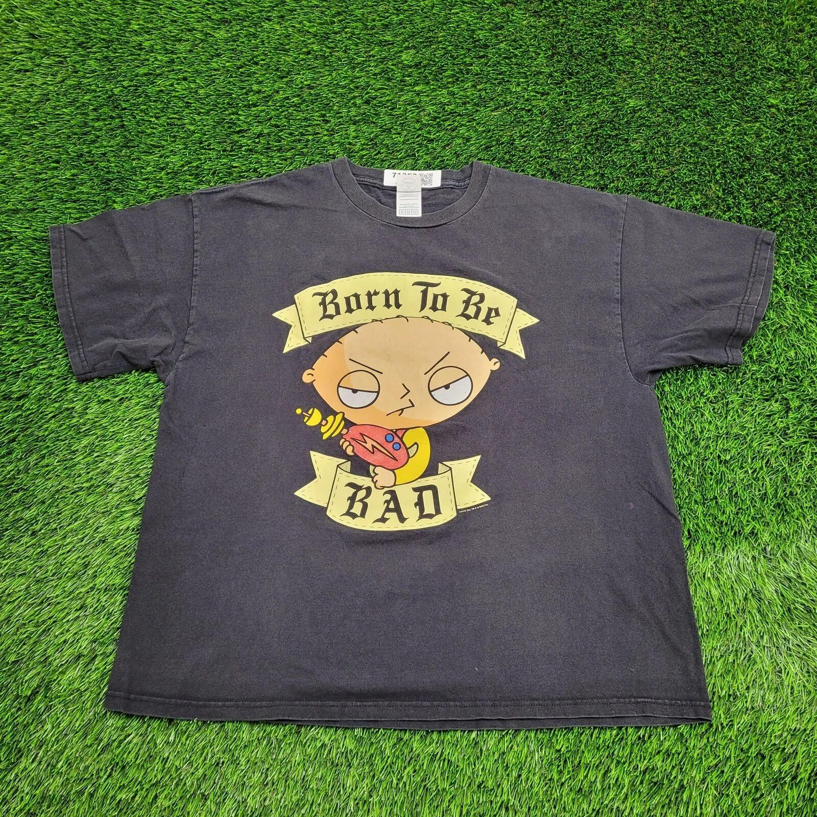 2005 Family-Guy Stewie Griffin Shirt XL 23x26 Born-To-Be-Bad S