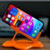 Mechanical Balance Phone Stand Lazy Stand, Ergonomic Curved Holder for Side Lying Bed Desktop Sofa, Hands-Free Cradle Watching Video, Portable