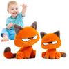 Cool Cat Plush Toy Soft Stuffed Animal for Kids Cute Kitten Doll PP Cotton Birthday Gift for Boys Girls Fun Desk Decor