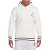 Air Jordan Jumpman Fleece Hoodie 'White Black' Men's FD7403-133