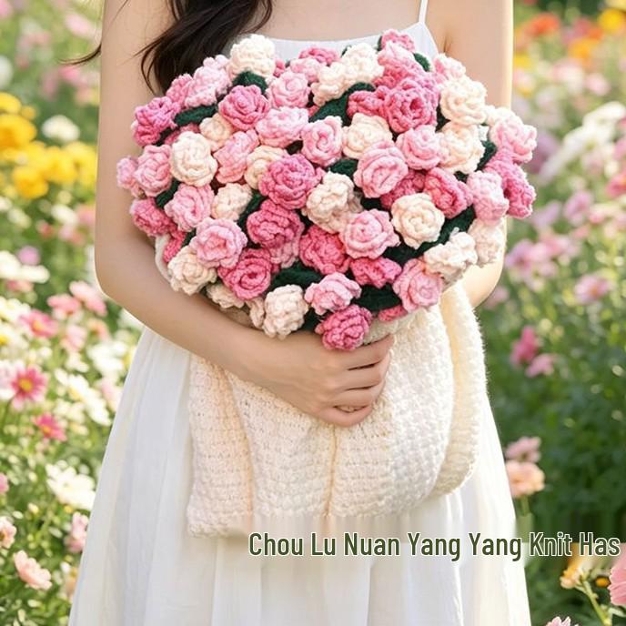 Sunflower Rose Bouquet Blanket - Perfect Mother's Day or Birthday Gift for Mom or Best Friend, Featuring a High-End Feel.