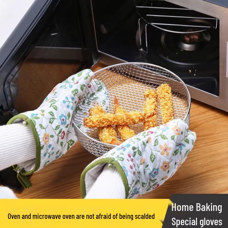 PAPAROTTY Thickened Heat-Resistant Baking Gloves