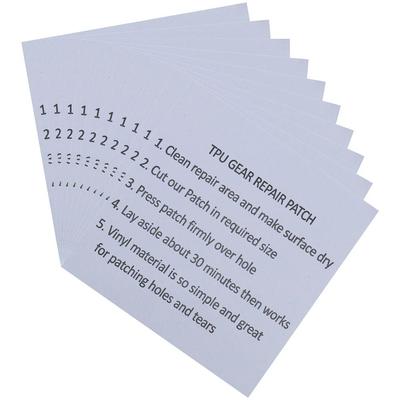 10PCS Swimming Float Repair Kit TPU Patches Tent Repair Sticker Durable Nontoxic Transparent Tent