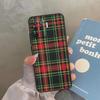 Scottish Plaid Warm Plaid Case For Oppo A80 A40 A60 A98 A78 A18 A38 A58 A16 A76 A96 A17 A77 A74 A94 A54 A57S A15 Cover