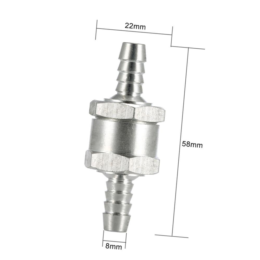 12mm Fuel One Way Valve Petrol NaDiesel Non Return Check Valve for Carburettor Low Pressure Ruel Systems