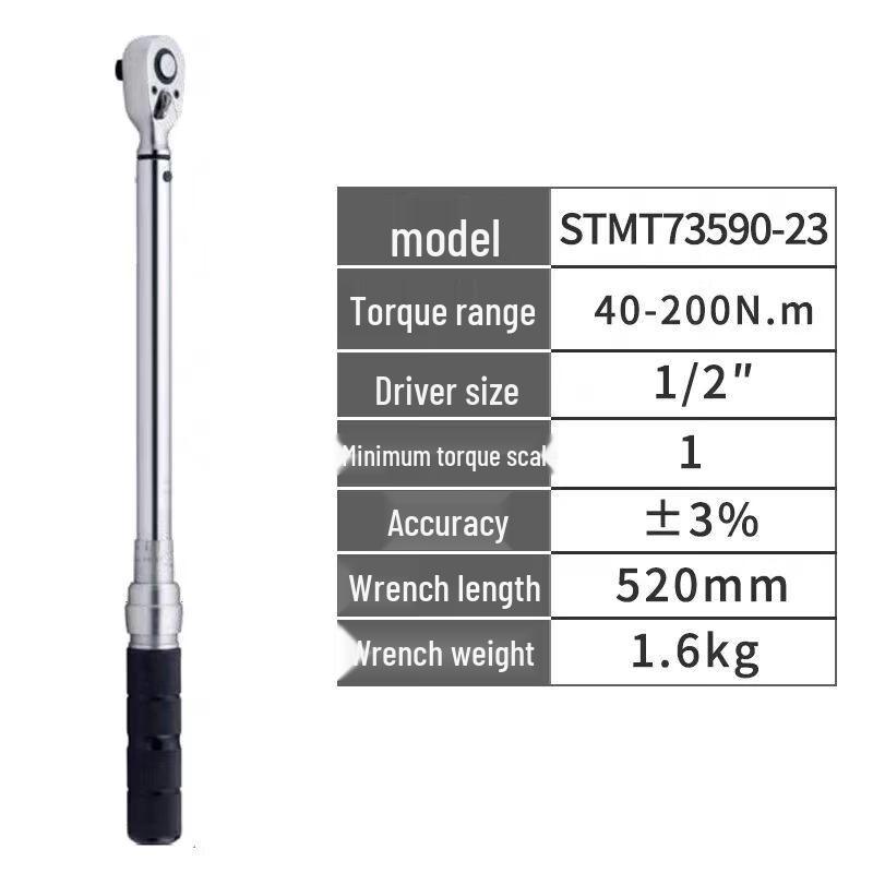 Stanley 1/2" Dual-Scale Torque Wrench