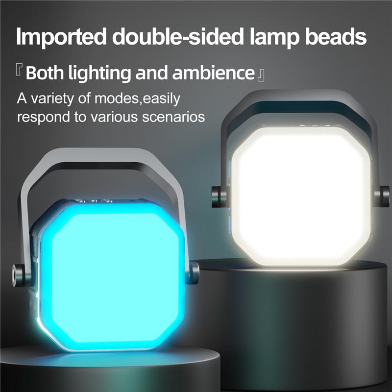 RGB Video Light Bluetooth Control On Camera Video Light Portable LED Photography Lighting Camera Light Panel for Video Recording