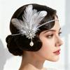 Vestido de Cosplay Vintage Tocado Fascinator Diadema de Mascarada Tocado de Novia