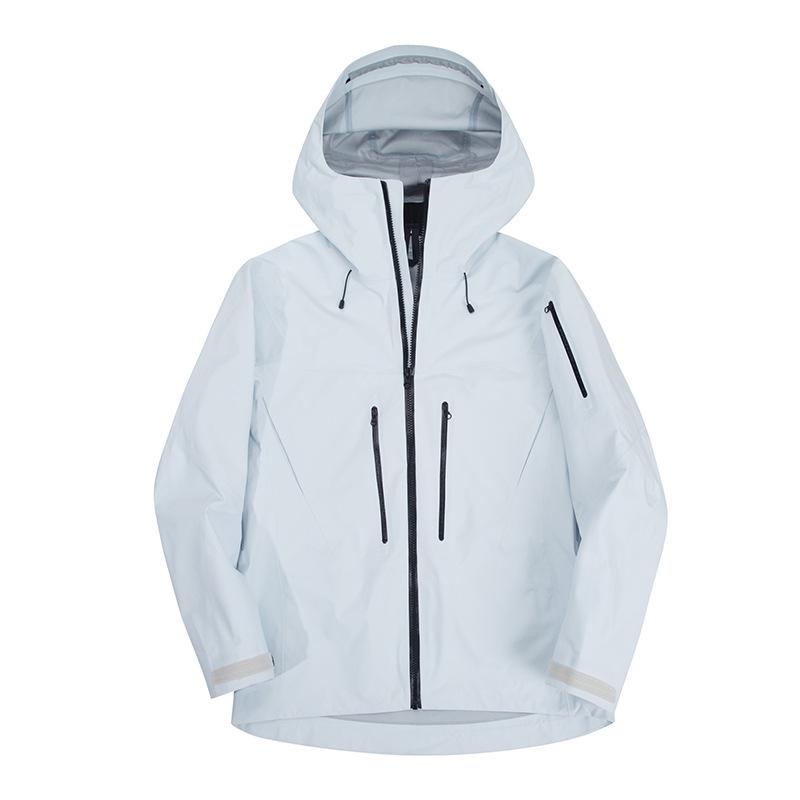 Unisex Outdoor Windbreaker: Waterproof, Windproof, Breathable, Glue-Taped, Single-Layer Jacket for Hiking & Camping