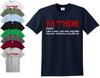 Fathor Tshirt Fathor Like a Dad Just Way Mightier Tshirt Fathers Day Gift Top