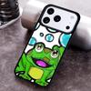 Bubbles Frog Phone Case For iPhone 17 16 15 14 13 12 11 Pro Max Plus 17Air Soft Silicone Cover