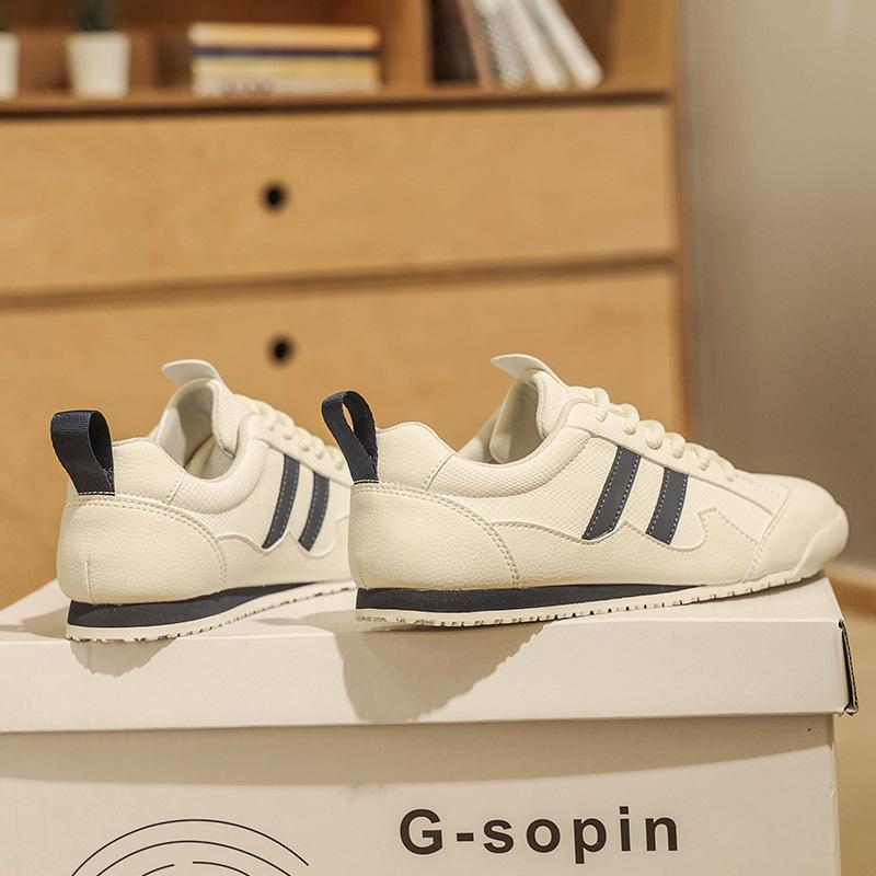 Light luxury shoes, new autumn sports and leisure shoes, soft-soled little white German training board shoes, non-slip Forrest Gump shoes