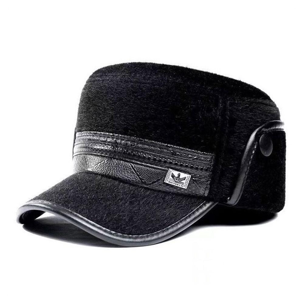 Winter Hat For Men Windproof Waterproof Outdoor Winter Cap Duckbill Design Winter Hat For Elderly Non-Wired Comfort All Day
