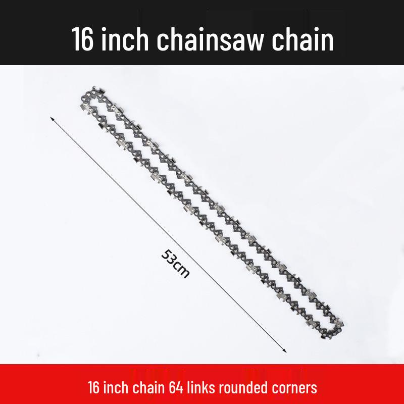 Universal Chainsaw Guide Bar & Chain: 4" & 16" for Gasoline & Lithium Electric Saws