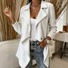 Women's Casual Open Front Wool Cardigan Coat, Long Sleeve, Color, Fall Winter Outerwear