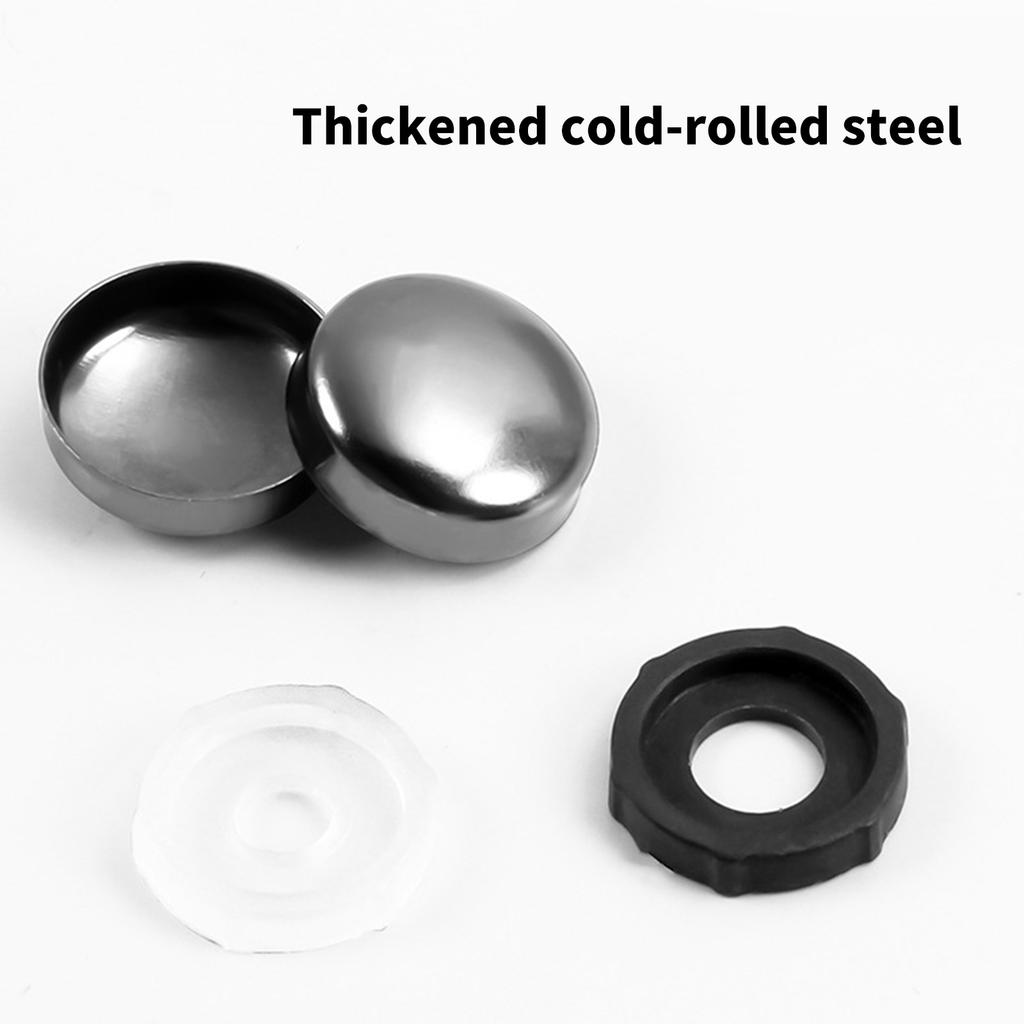 20Pcs 16mm Mirror Screws Cap Decorative Screw with Caps Flat Advertisement Nail Fittings Decorative Nail Screw Cover