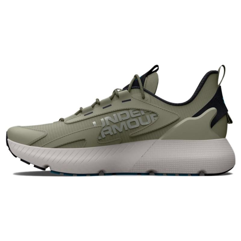 Under Armour HOVR Mega 2 MVMNT Men s Running Shoes Grove Green Black Cosmic Blue 3026629-300 35.5