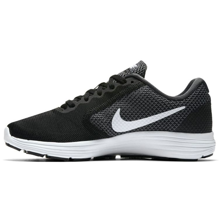 

Женские кроссовки Nike Revolution 3 черные темно-серые бело-черные 819303-001