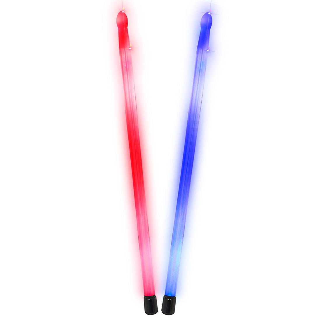

Colorful Light-Up 5A Acrylic Drumsticks - Jazz Drums Crystal Flash Version 1 Pair прозорий