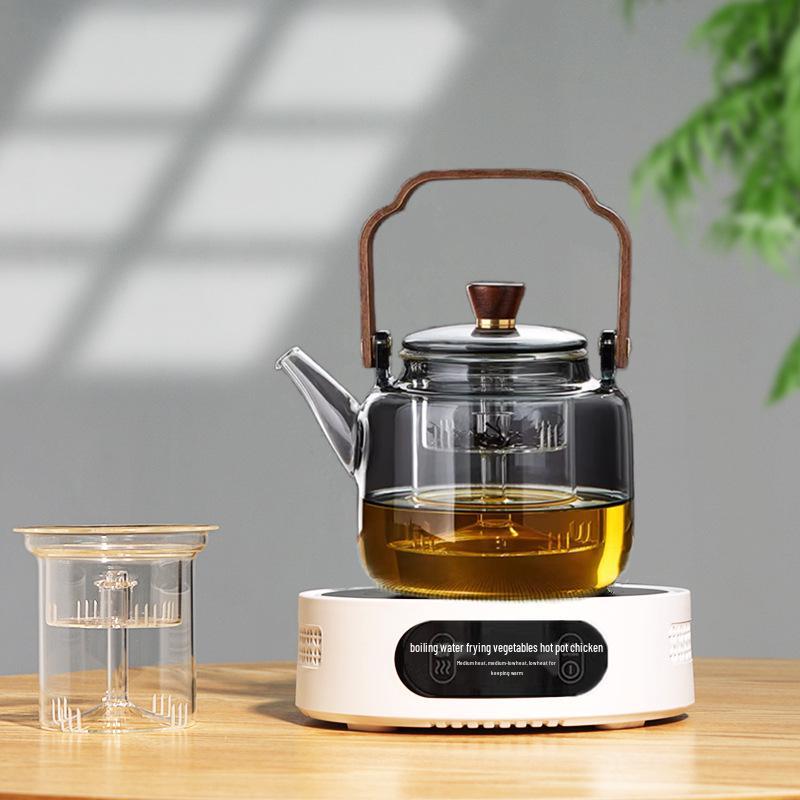 Smart Electric Glass Tea Cooker: Compact Ceramic Stove & Health-Preserving Hot Plate Kettle Gift