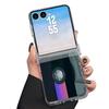 Creative Audio Tape Print Case For Samsung Galaxy Z Flip 8 7 6 5 4 Flip8 Flip7 Flip6 Magnetic For Magsafe Clear PC Hard Folding Phone Cover