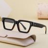Square Glasses For Women Can Be Equipped With Myopia Flat Glasses For Men'S Optical Frames