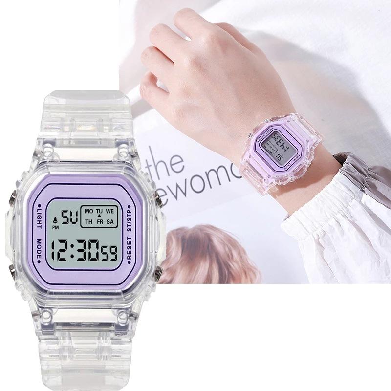Waterproof Watch Digital For Outdoor Activities Led Display 20m Resistance Water