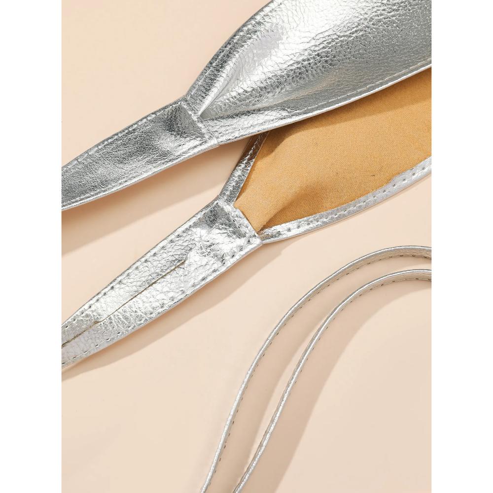 European and American film bright color wide belt for women versatile decoration autumn and winter bow casual palace style waist