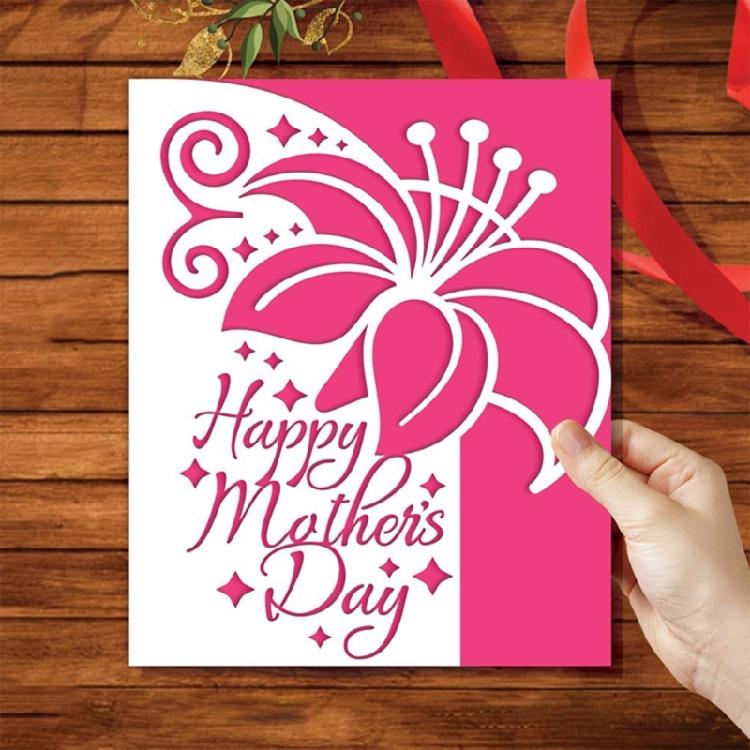 Muttertag Metall-Stanzformen Präge-Schablone Schablone Scrapbooking für Karte