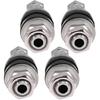 Pack of 4 Metal/Chrome Tire Valve Stems High Pressure Bolt In Valve Stem Flush Mount 502 Fits 0.453’’