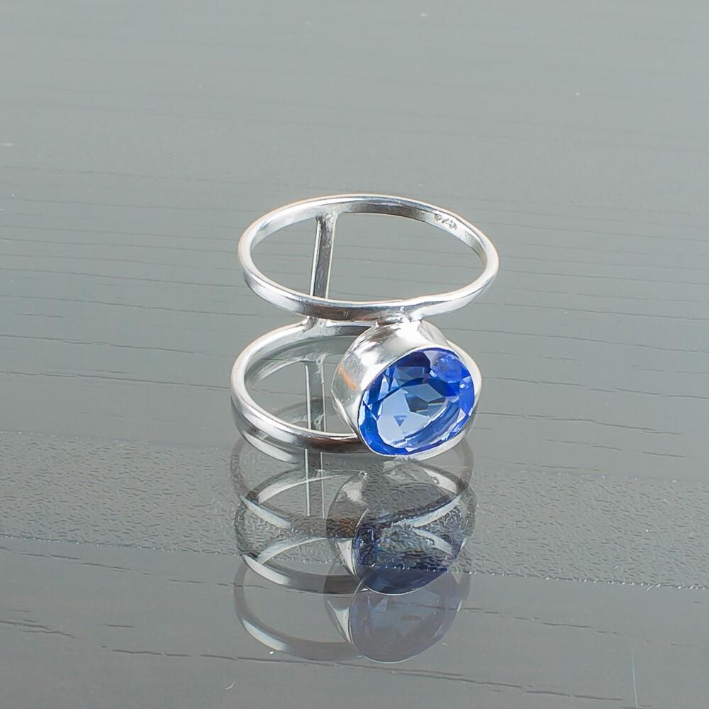 Tanzanite Gemstone 925Sterling Silver Jewelry Handmade December Birthstone Ring RR-13-6