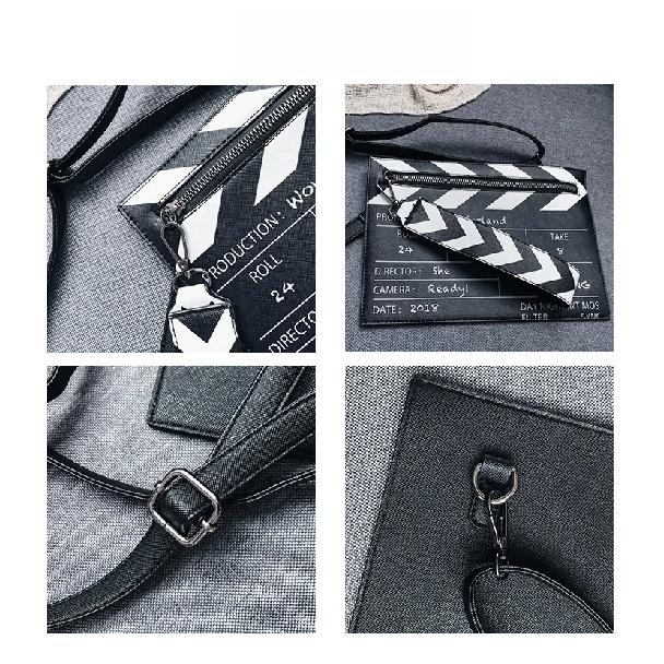 Funny Movie Prop Design Women Shouler Bags Designer Letters Clutch Bag Cute Pu Leather Crossbody Messenger Bag Lady Small Purses