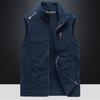 Casual Vest Men's Spring and Autumn Fleece Sleeveless Fleece Vest Outdoor Fleece Vest Vest Vest Vest Vest Sports Jacket