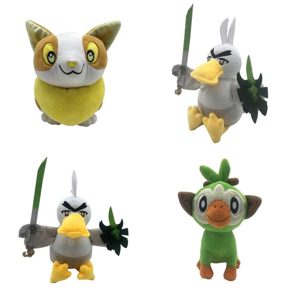 Sword Pokémon And Shield Plush Toy Game Stuffed Doll Soft Figure Kids Fans Gift