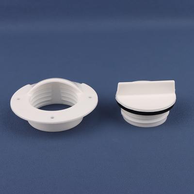 Evrensel Beyaz Tekne Tıpası Vida Kapak Montaj Tıpa Stoper Deniz Tekne Tahliye Tıpası Vida Kapak Balık Havuzları Tekne Dondurucuları Yatlar İçin