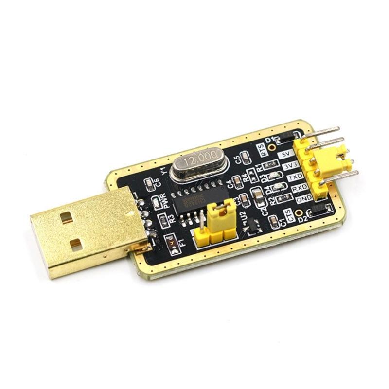 CH340G RS232 to TTL USB Adapter for Microcontroller Communication and Firmware Debugging