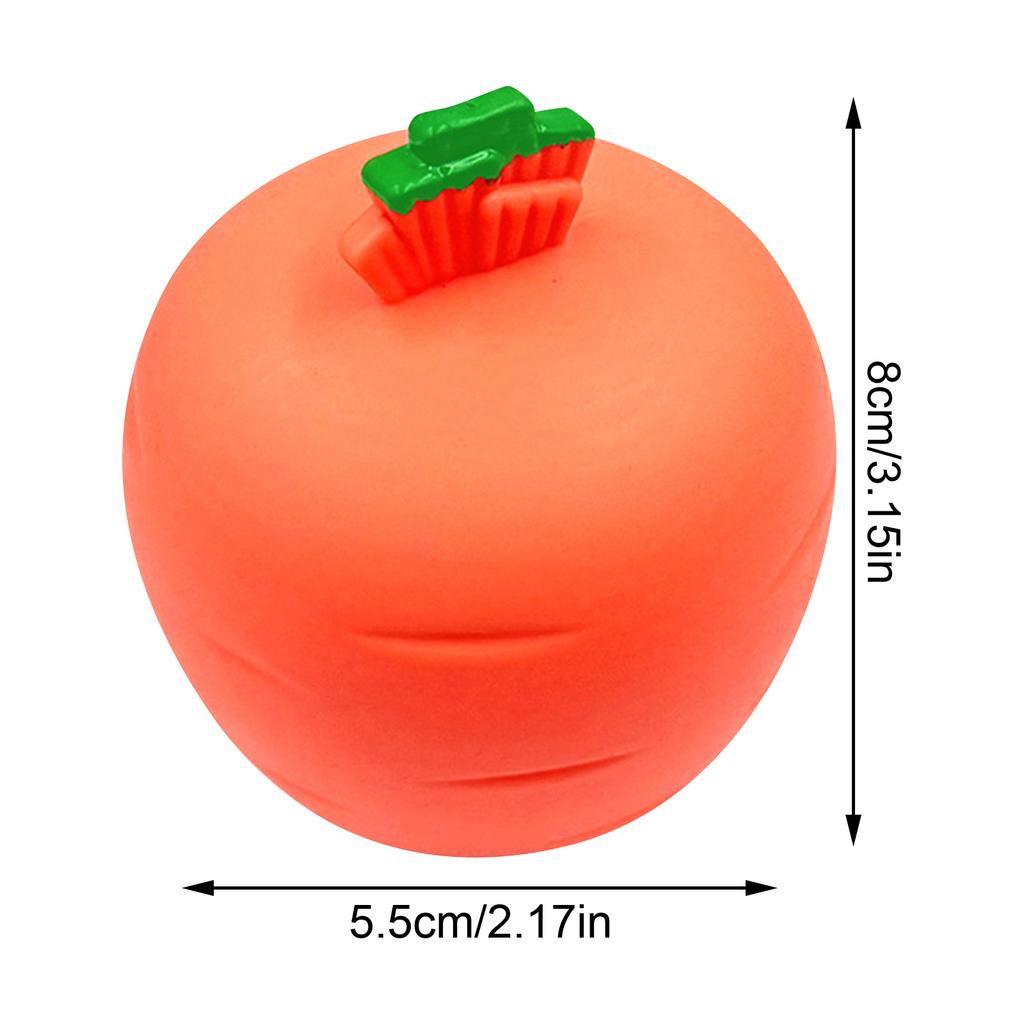 Squishy Carrot Rabbit Squeeze Telescopic Toys Kids Children'S Radish Rabbit Cup Pinch Music Toy Creative Stress Relief Gift