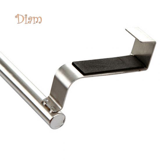 Daggyanas Hut Bathroom Kitchen Cabinet Over Door Hanging Stainless Steel Towel Rack Holder Hanger