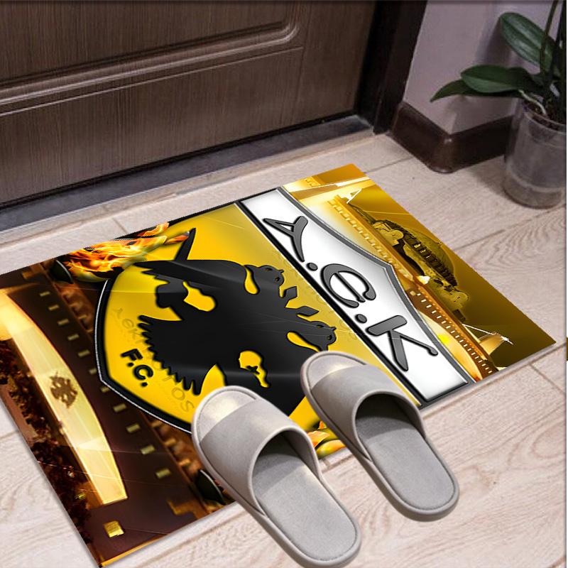 AEK Athens FC Pattern Rug, Indoor/Outdoor Mat, for Picnic, Gameroom, Bedroom, Office, Living Room, Home Decor Carpet, Birthday Gift